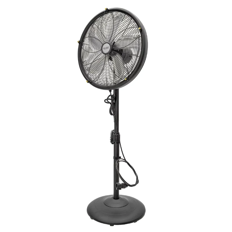 

Better Homes & Gardens 18 inch Patio 3-Speed Metal Misting Stand Fan Black