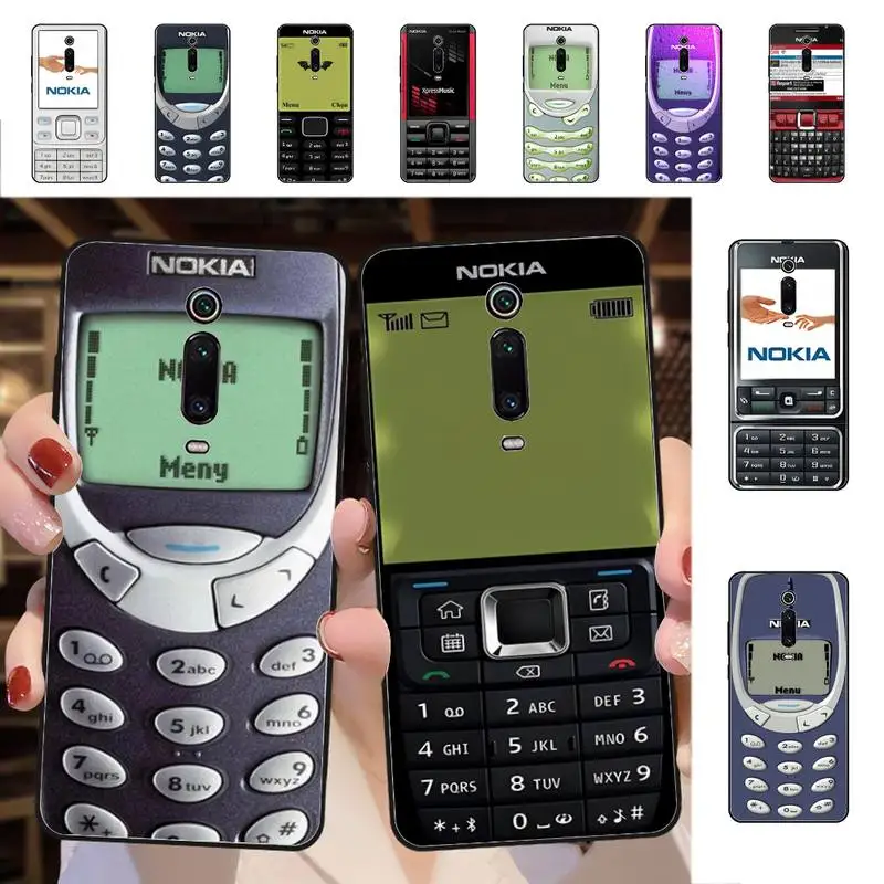 

Retro Old Nostalgiar N-Nokia Cellphone Phone Case for Redmi 5 6 7 8 9 A 5plus K20 4X S2 GO 6 K30 pro