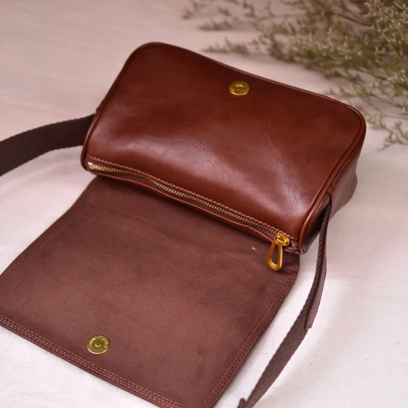 Оригинальная Кожаная нишевая Наплечная Сумка AETOO премиум-класса унисекс