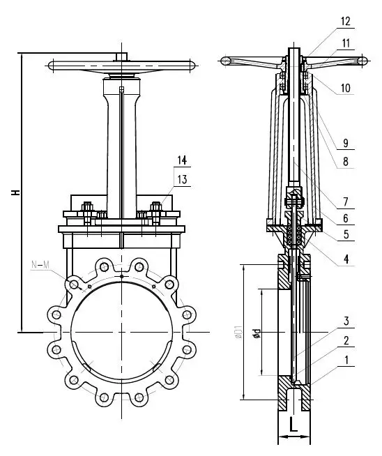 TKFM наконечник с функцией ss нож для удаления раствора gate valve pn16 k красной