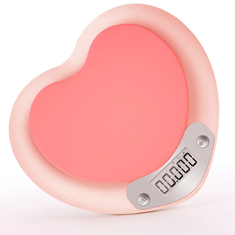 Электронные кухонные весы Цифровые электронные в форме сердца для прецизионных