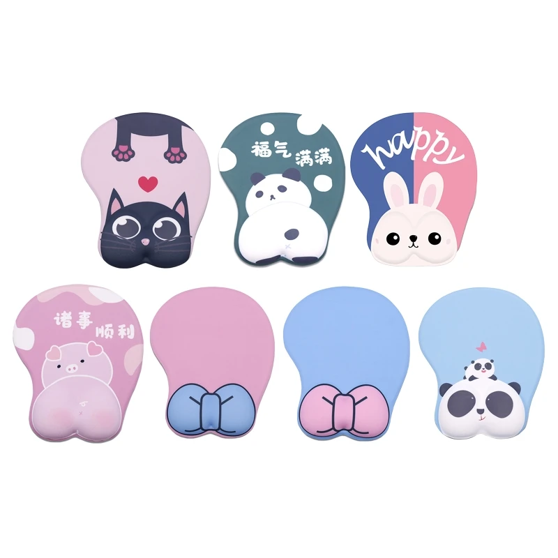 

Cartoon Mouse Pad with Wrist Rest Computer Laptop Notebook Keyboard Mouse Mat