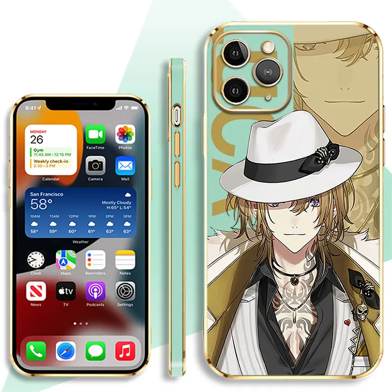 Мягкий японский армированный чехол для телефона Kanae Luca с рисунком аниме iPhone 11 12 13