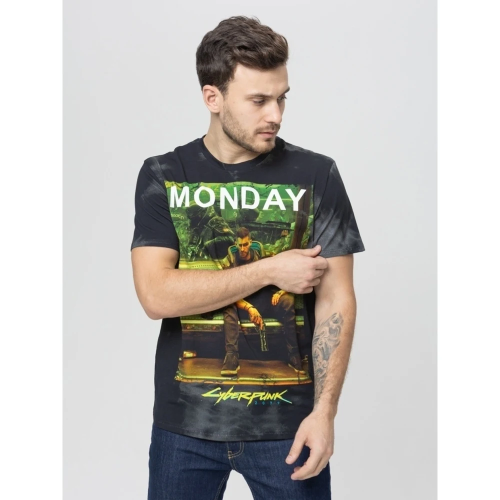 Футболка мужская FortyFour MT007 темно-серый хлопок 100%