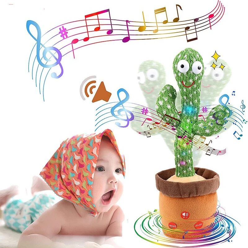 

Dancing Cactus Repeat Talking Toy Song Speaker Wriggle Dancing Sing Toy Talk Plushie Stuffed Toys for Baby Adult Toys Free Ship