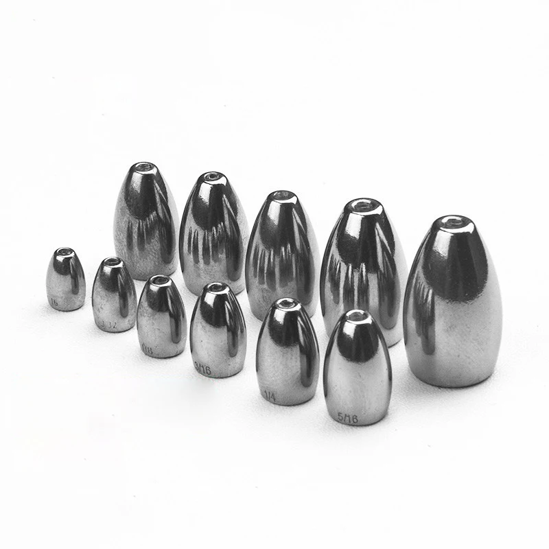 

Bullet Sinkers Fishing Weights Tungsten Weight Sinker Texas Rig Bass Fishing Tackle Accessories