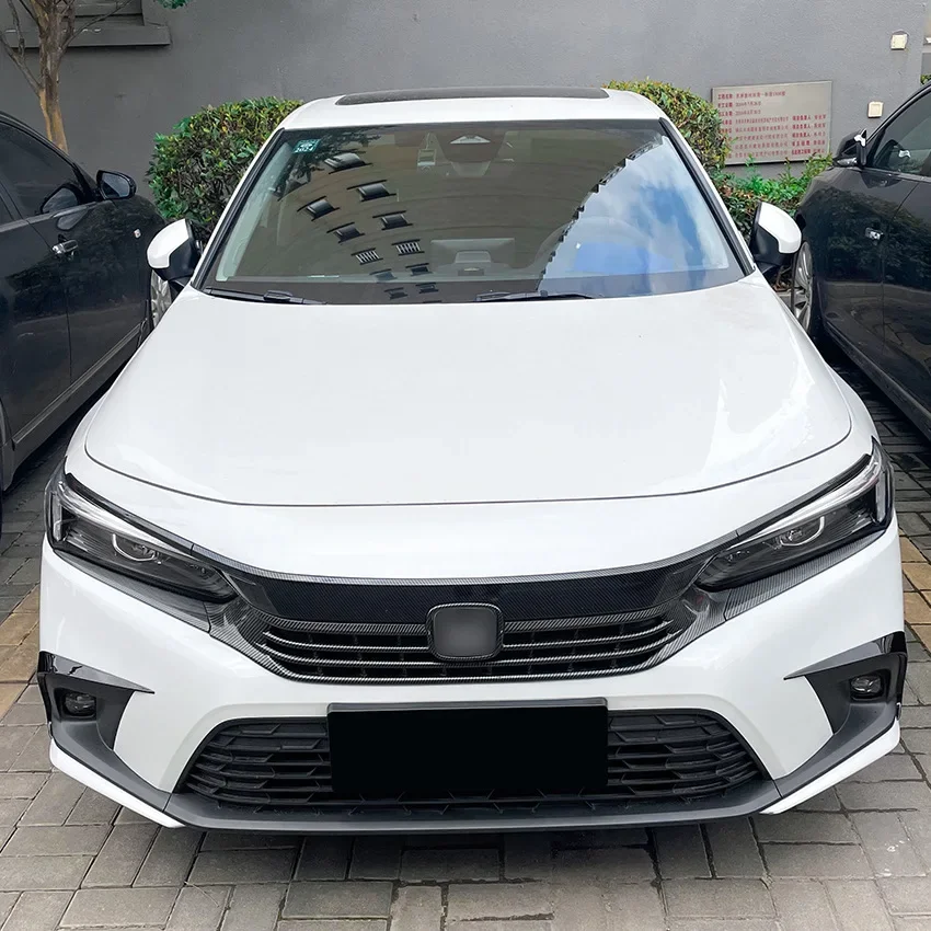 Автомобильный бампер передняя противотуманная фара решетка накладка для Honda Civic