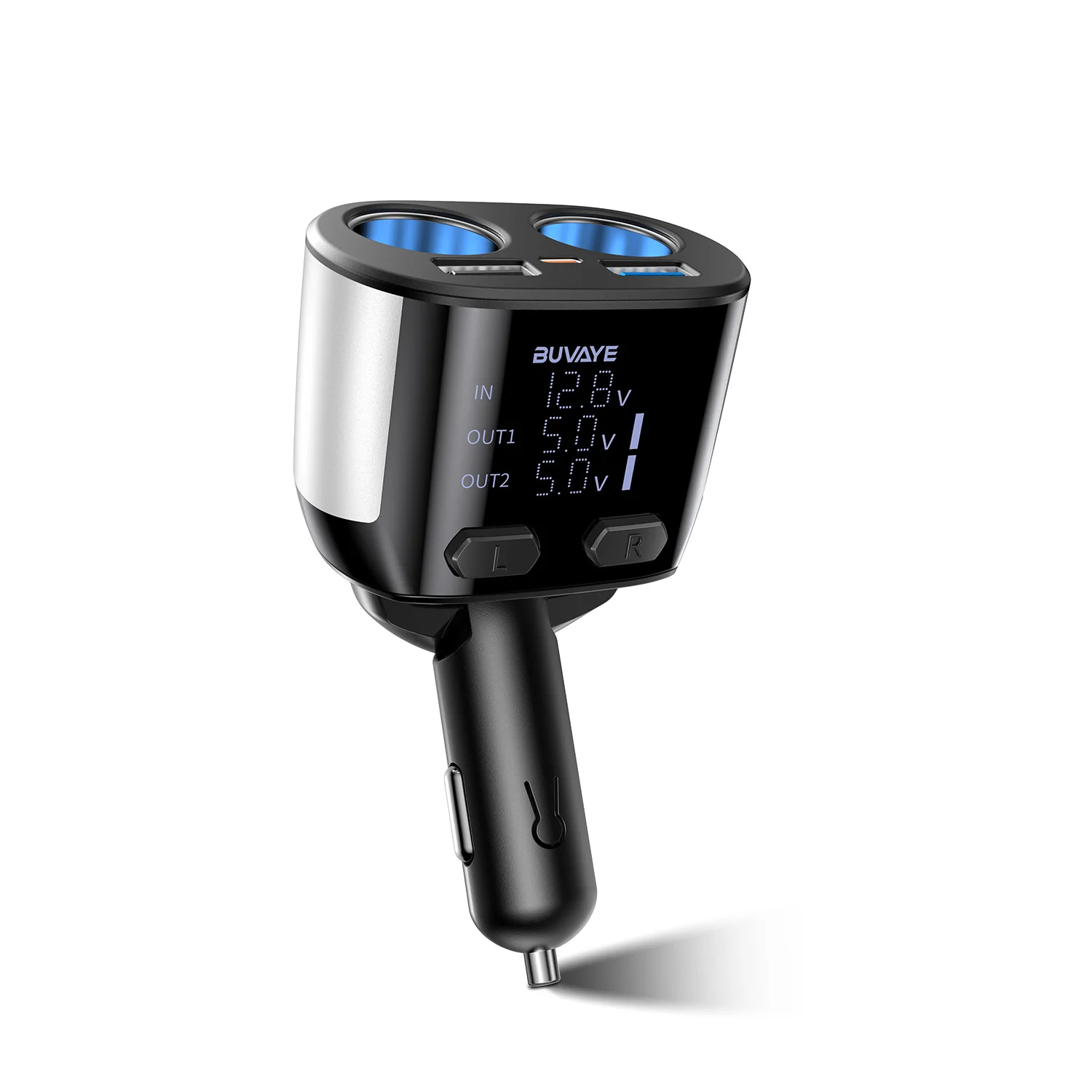 

Разветвитель для автомобильного прикуривателя на 2 USB-порта, 66 Вт