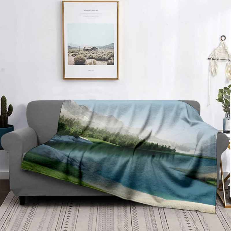 Домашнее украшение плюшевое одеяло для дивана красочное покрывало с животными