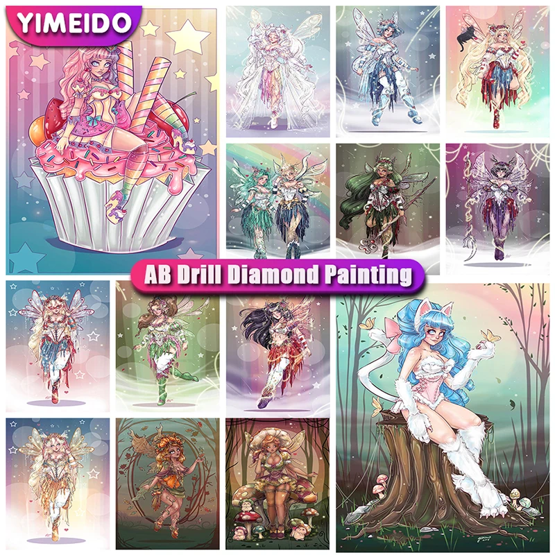

Disney AB Diamond Painting 5d girl princess Characters Diy embroidery Diamond Diamond Mosaic cartoon for Children New Year Gift