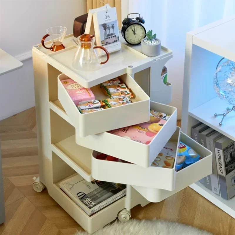 Современный акриловый ночной столик в скандинавском стиле для спальни белые