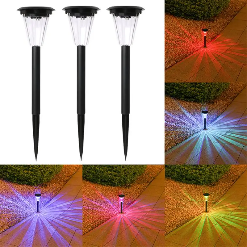 

2~10PCS Large Capacity Battery Nightlight Solar Light Garden Lights Outdoor Waterproof Sturdy Lamp Body Floor Insert Lamp