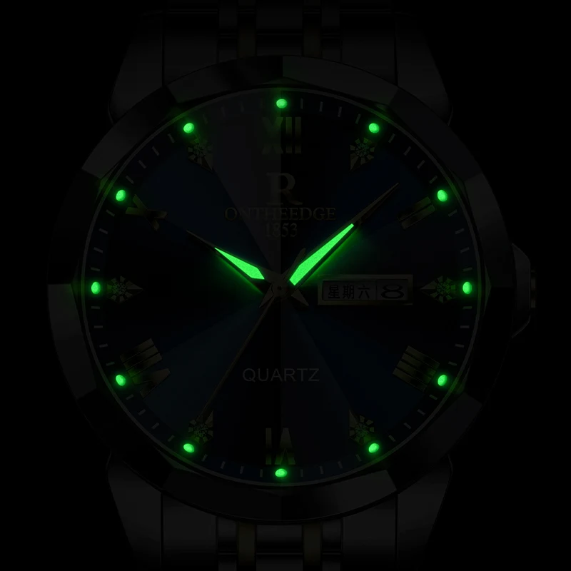 Часы наручные мужские кварцевые в деловом стиле модные простые с ромбовидным