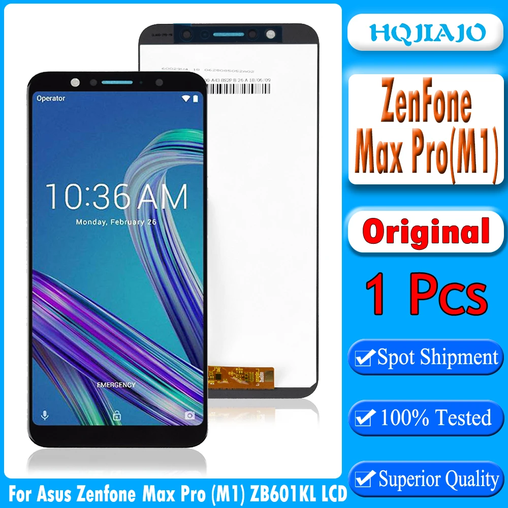 ЖК-дисплей 5 99 дюйма для Asus ZenFone Max Pro (M1) ZB601KL ZB602KL дисплей с сенсорным экраном и