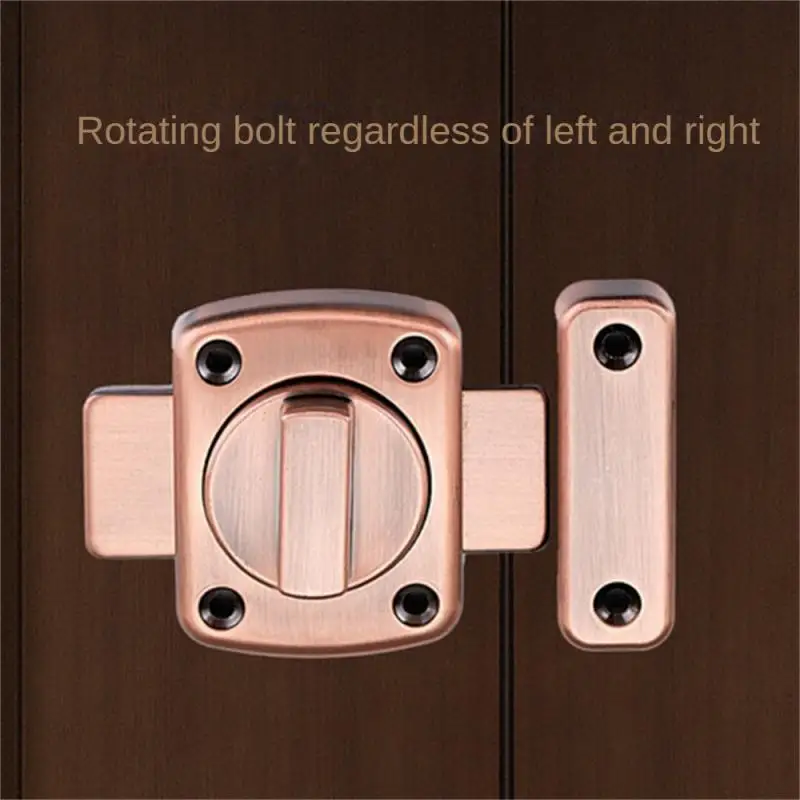 

Small Lock Door Bolt Sturdy Multi-color Bathroom Bolting Anti-theft Buckle Lock Parts Thickened Sliding Practical