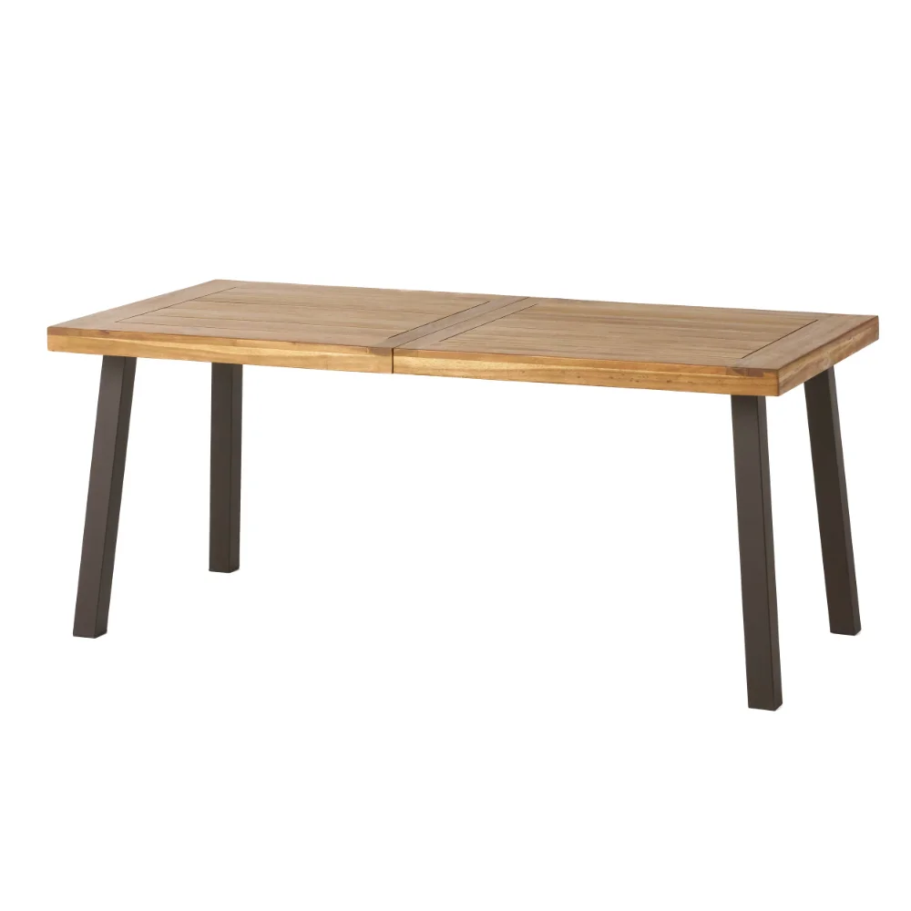 

LISM Natural Stained Acacia Wood Dining Table