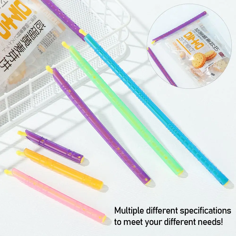 

5PCS Household Practical Good Quality Plastic Fresh Lock Magic Sealer Stick Refrigeration Tool Sealing Clip