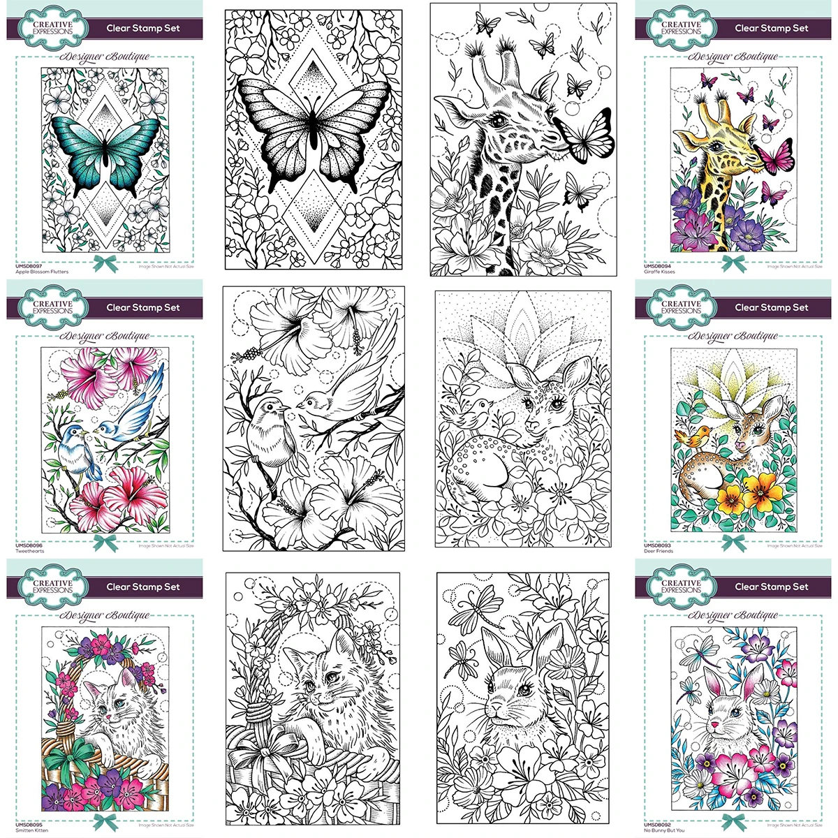 

Animal Clear Stamps for Scrapbooking Photo Album Decor Embossing Background Stamp Greeting Card Handmade Navidad Craft Supplies