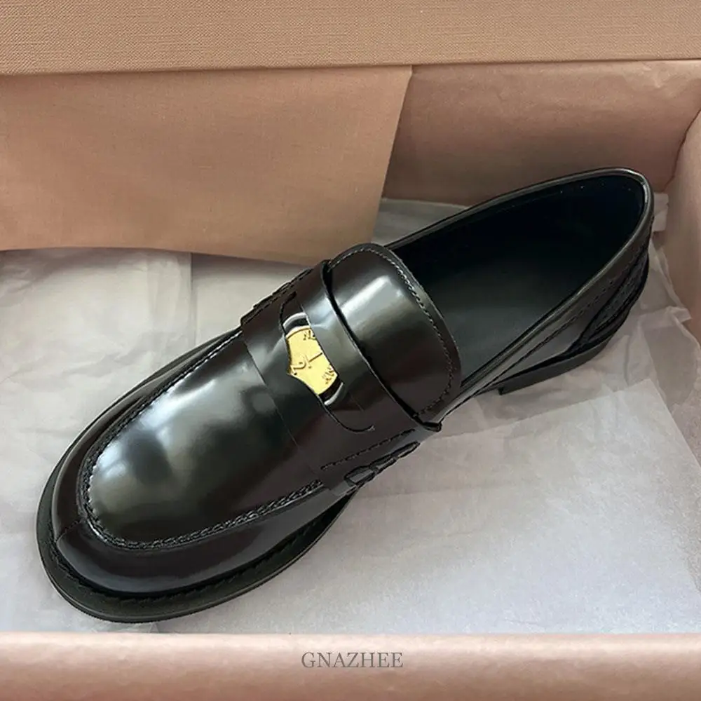 Great Quality 2023 Brand New Genuine Leather Spring Summer Low Heels Women Loafers Shoes Flats Office Ladies Slip On Comfy Shoes