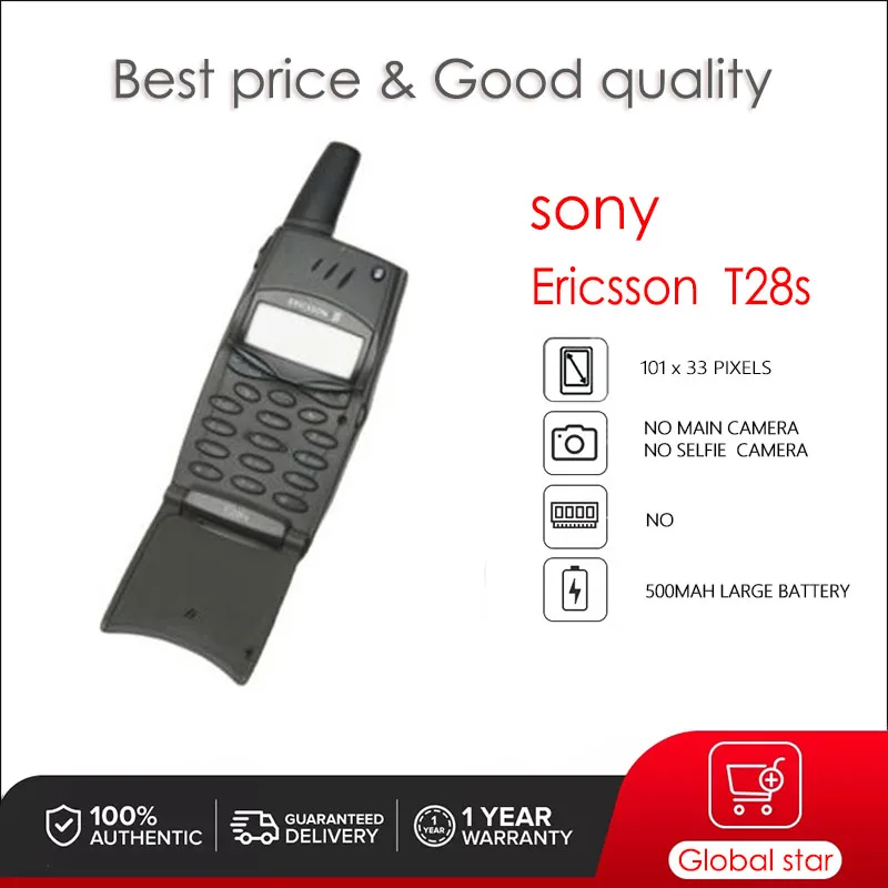 Ericsson T28s Восстановленный-оригинальный телефон-Бесплатная доставка Высокое