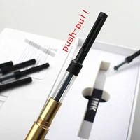high quality black universal 2 6 and 3 4 caliber ink cartridge fountain pen ink absorber stationary supplies
