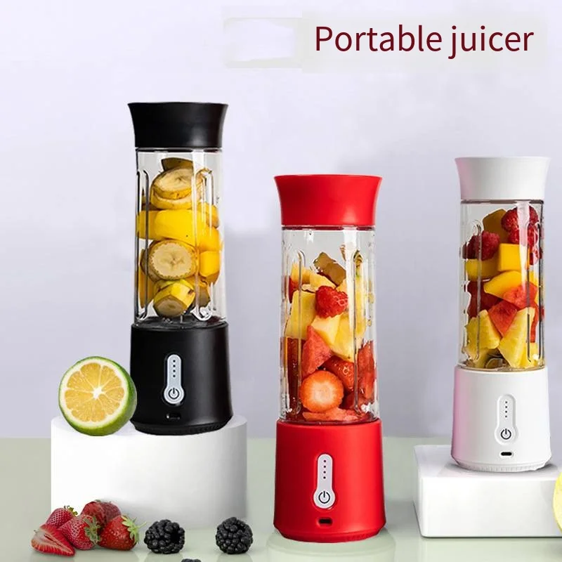 

500ML 6 Blades Juicer Blender Portable USB Rechargeable Home fruit juicer Machine Food Processor Maker Juice Extractor SSJ846