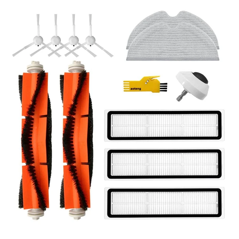 

Main Side Brush Filter And Mop Cloth Parts Replacement For Dreame D9 D9 Max L10 Pro Robotic Vacuum Cleaner