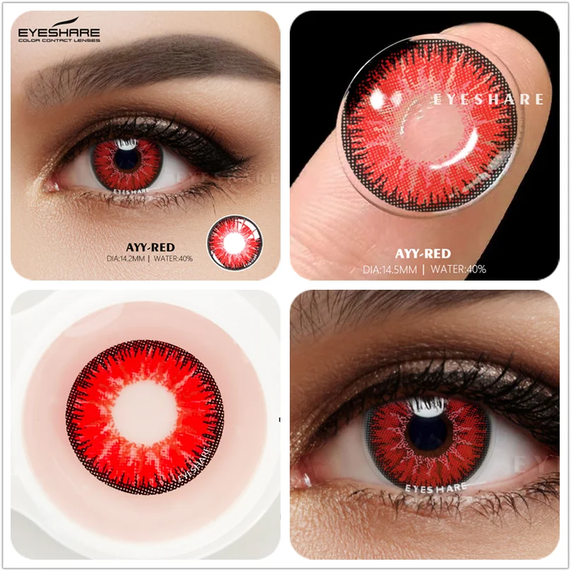 eyeshare contact case color contact lenses for eyes colored lenses blue lens case contact lens with contact box free global shipping