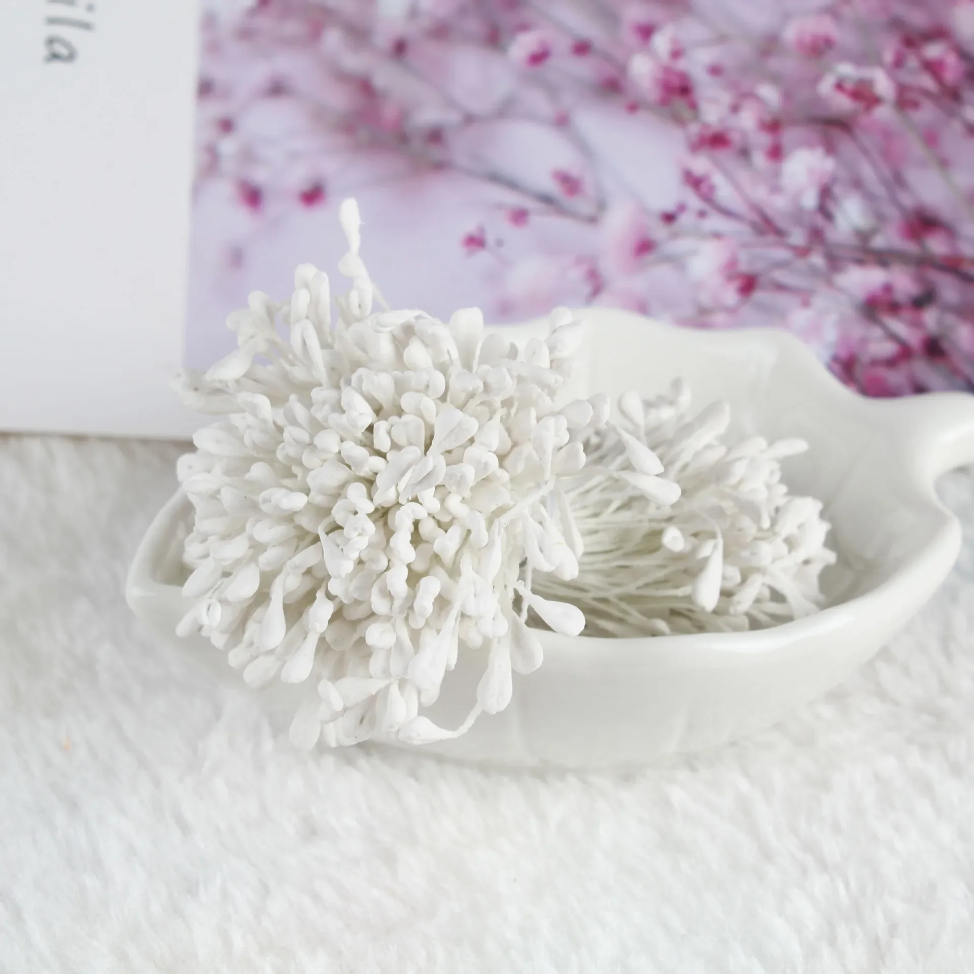 

Гипсовые бусины для цветов 400 шт.