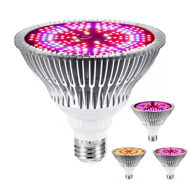 

40 150 200 LED plant Grow Light Full Spectrum Sunlike E27 phyto lamp Bulb Aluminum For Indoor Hydroponics Flowers Growing Lamp C