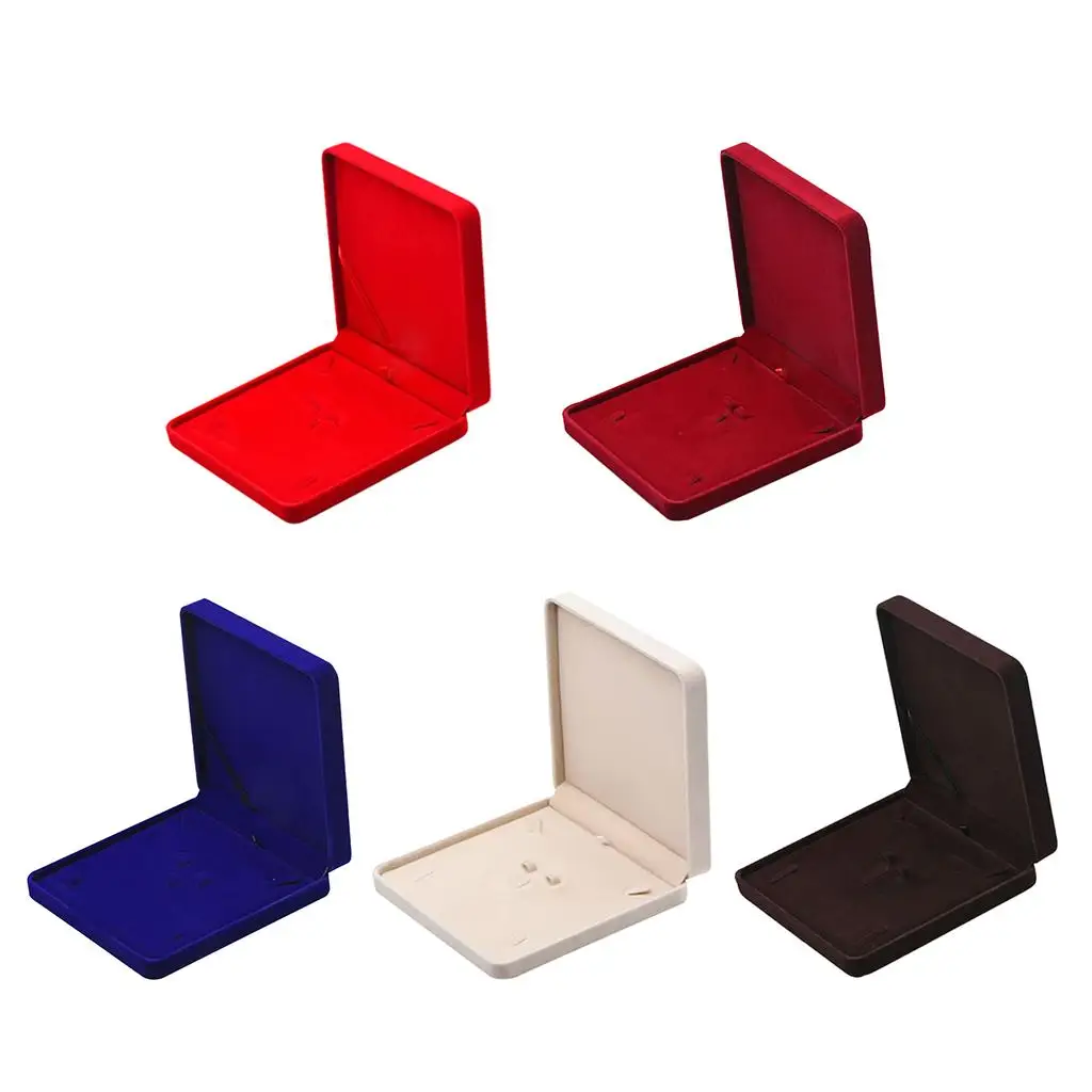 

Upscale Velvet Jewelry Set Box Bracelet Necklace Earrings Gift Display