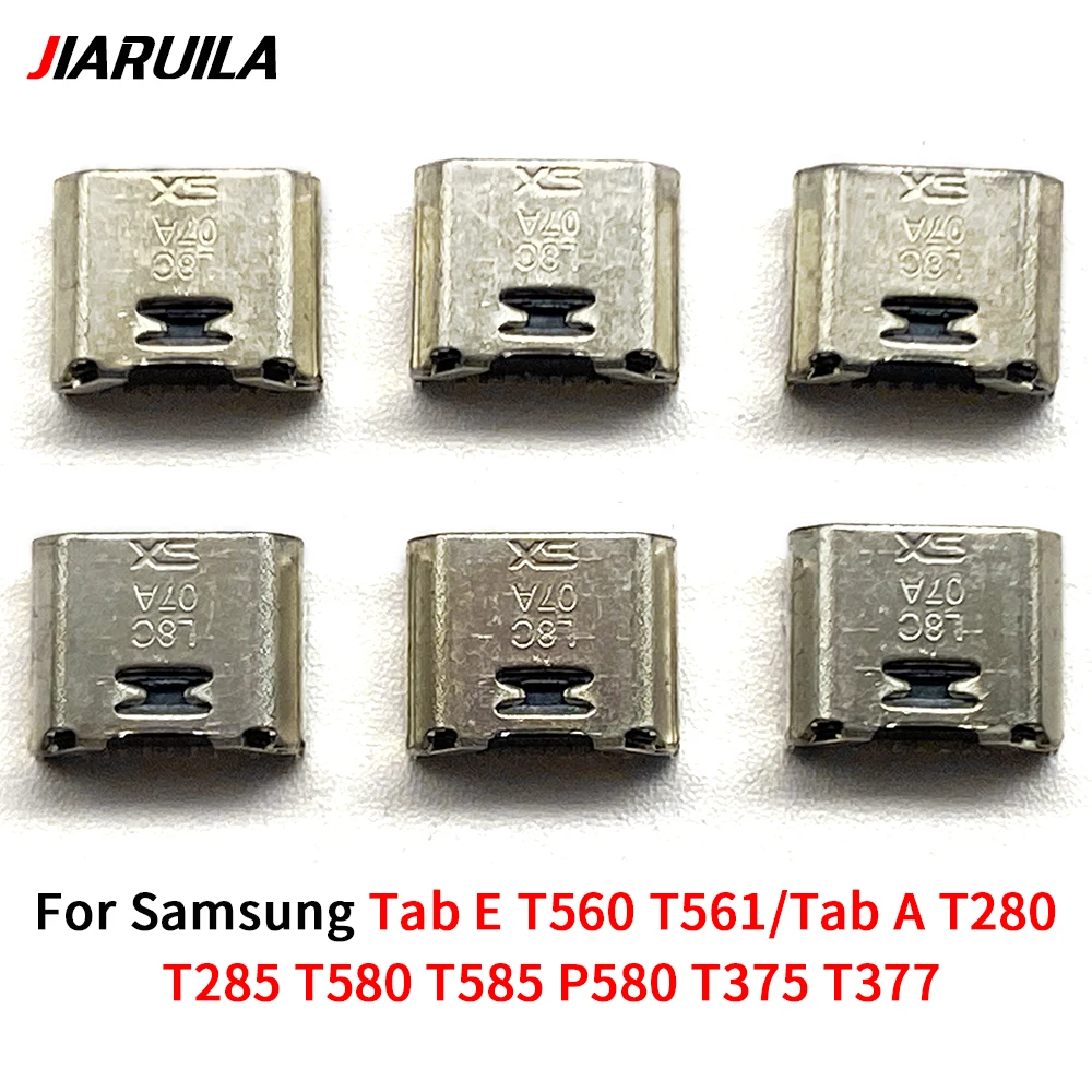 Фото 10-100 шт. Отличные USB-разъемы для зарядки, разъемы для зарядки, гнезда для зарядки, док-станции для Samsung Tab E T560 T561 №1