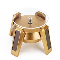 solar rotating ufo with light display stand rotating stand display stand jewelry watch bracelet ring display showcase device