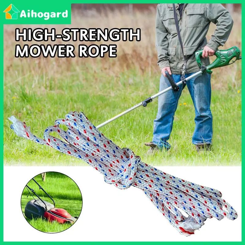 

Portable Mower Rope Nylon Starter Rope Pull Cord Nylon Engine Starting Rope Trimmer Cutter Chainsaws Lawn Mower Fittings