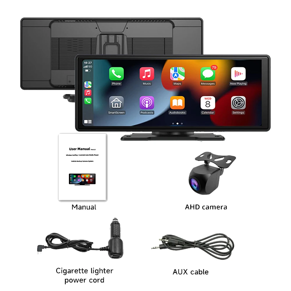 

Универсальный Автомобильный Мультимедийный Плеер 10,26 Дюйма С Wi-Fi, Беспроводным CarPlay Для Apple Или Android