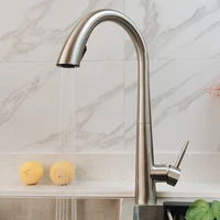 kitchen sink pull out cold and hot faucet hidden pull out wire