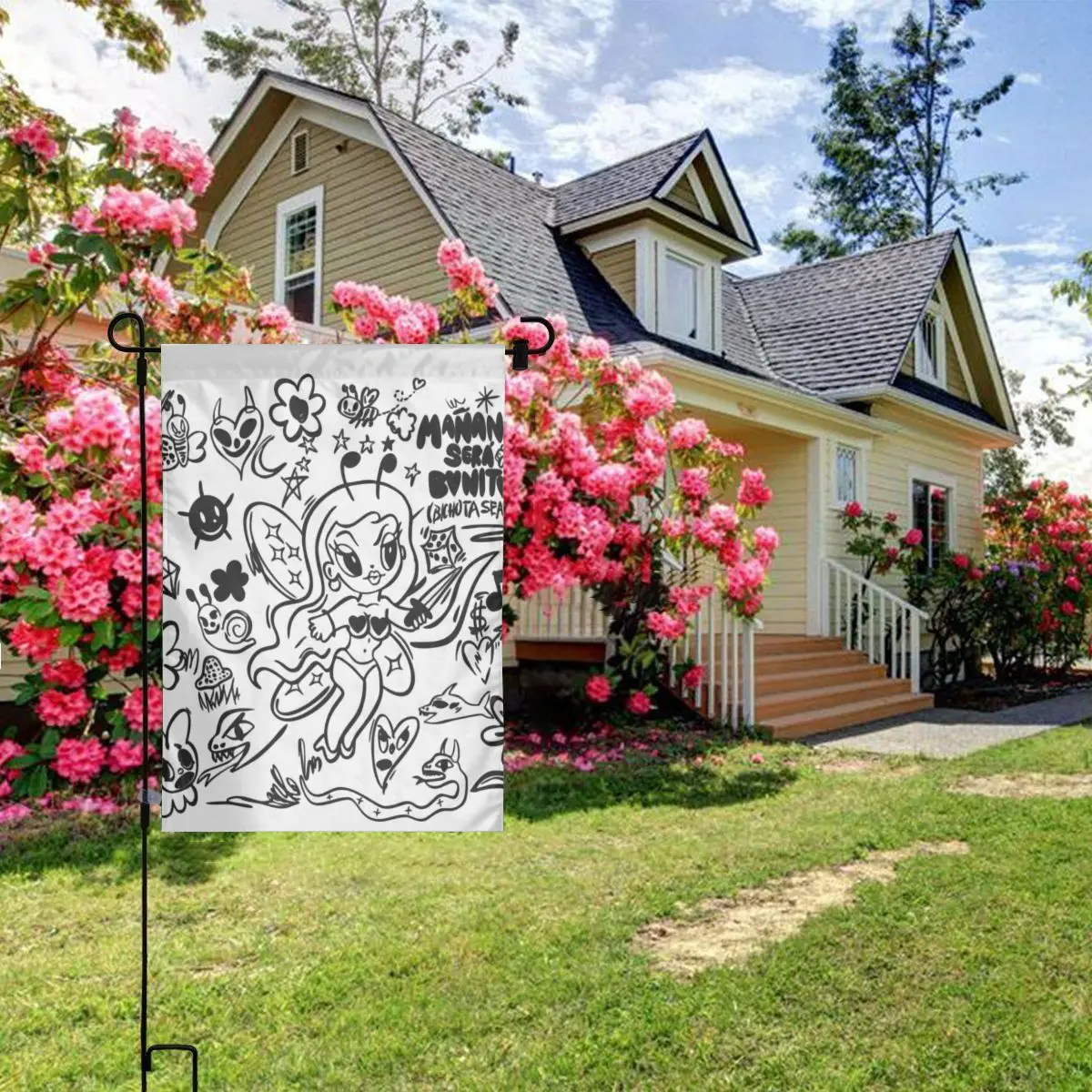 Вертикальный двухсторонний Садовый флаг Karol G Bichota Reggae Ainger Yard уличное украшение