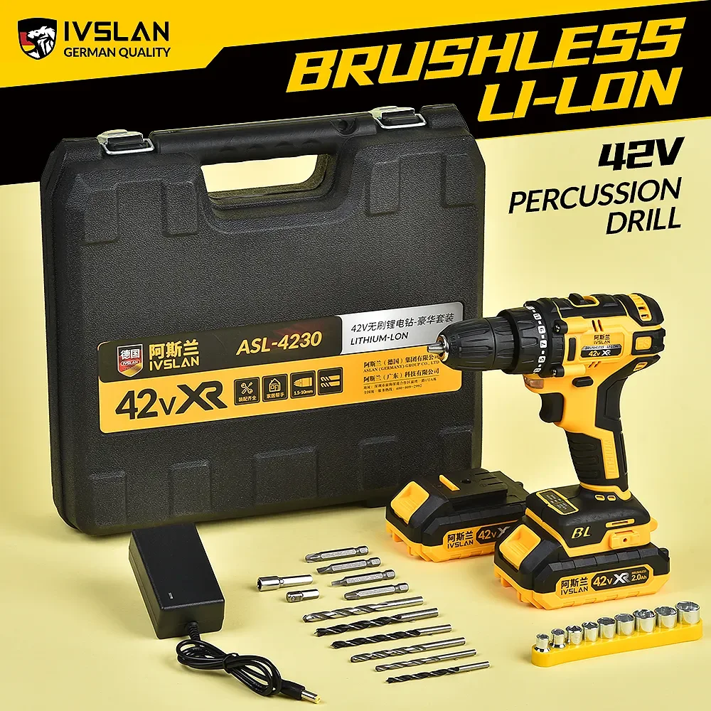 20V 10mm Brushless Screwdriver 20V 10MM Cordless Impact Dril