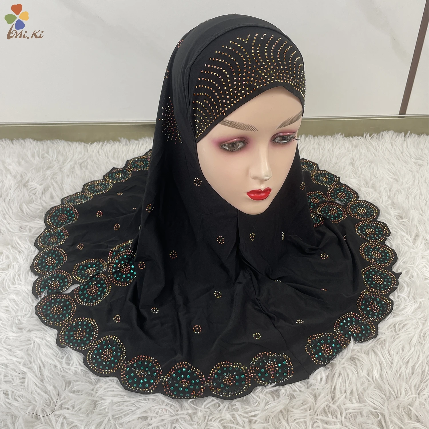 12 шт./Дюжина мусульманские шарфы для девочек и детей