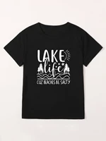 lake life t shirts 2022 women t shirt oversize crochet top sexy vintage dazn spain emo clothes for ladies on offer summer tshirt