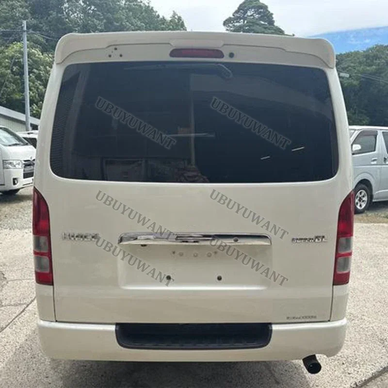 Фото Для Toyota Hiace 2005-2018: Спойлер на багажник из ABS-пластика, заднее антикрыло, декоративная накладка, легко устанавливается, автомобильные аксессуары №1