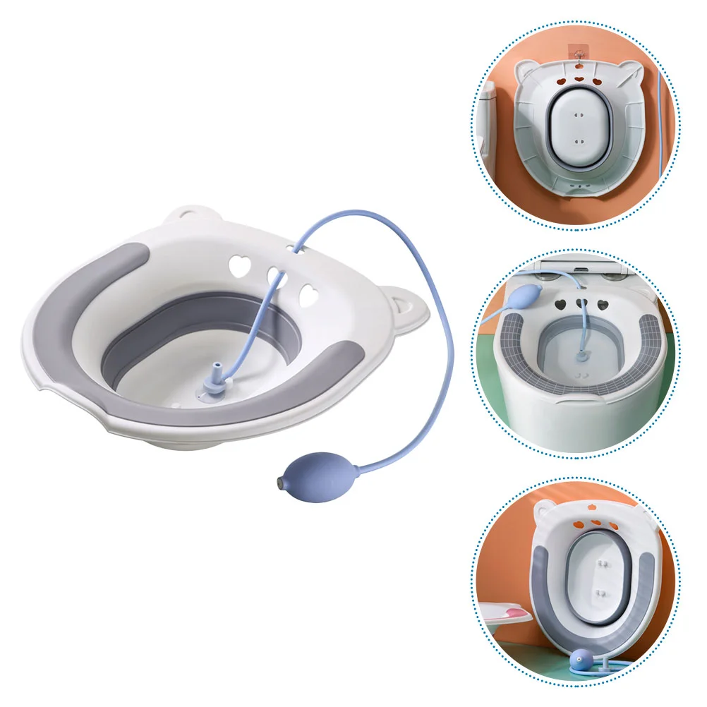 

Bath Sitz Basin Care Toilet Hemorrhoid Seat Washing Soaking Bidet Perineal Postpartum Steaming Hemorrhoids Elderly Vaginial