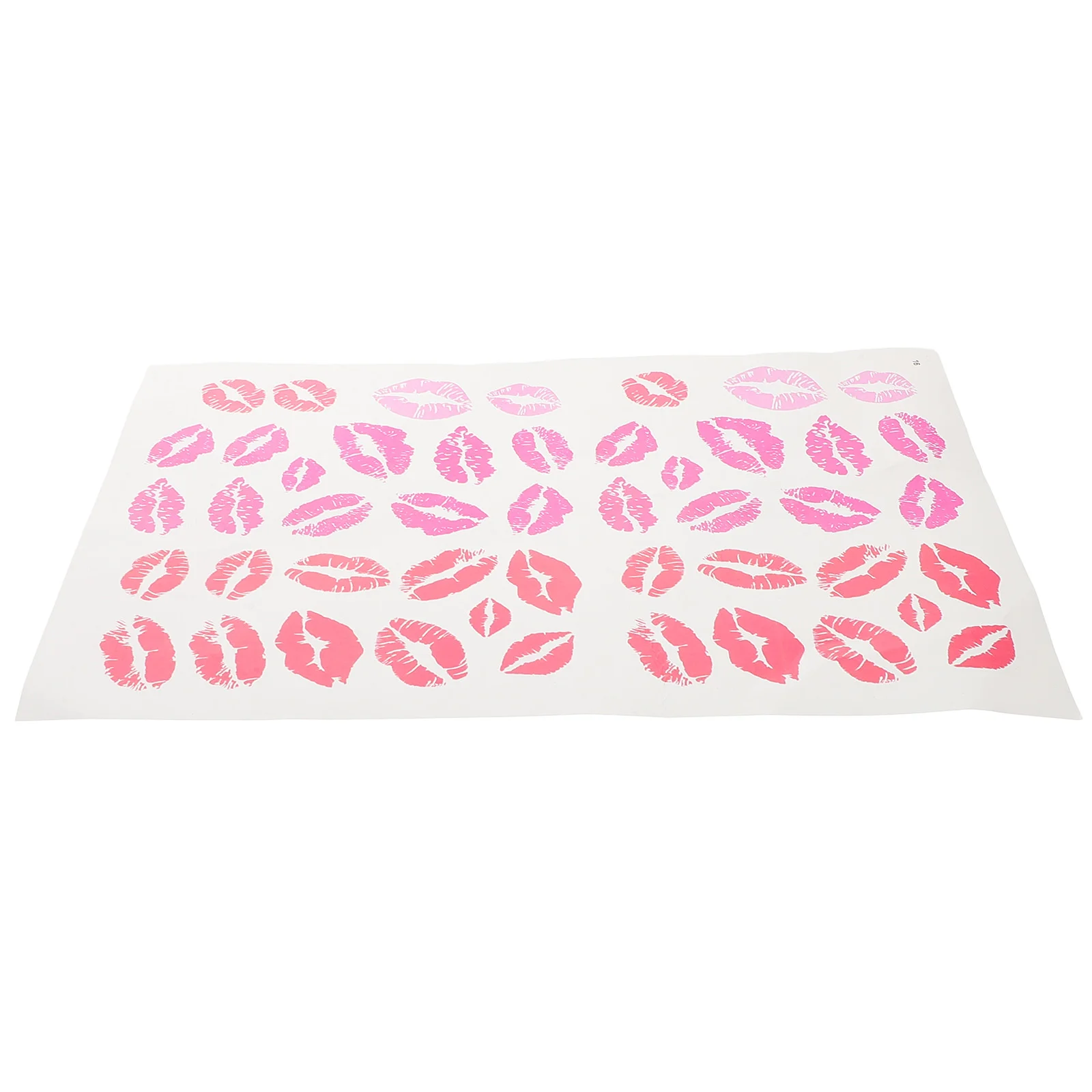 Наклейка-тату наклейки красные губы временная поцелуй декоративная помада для