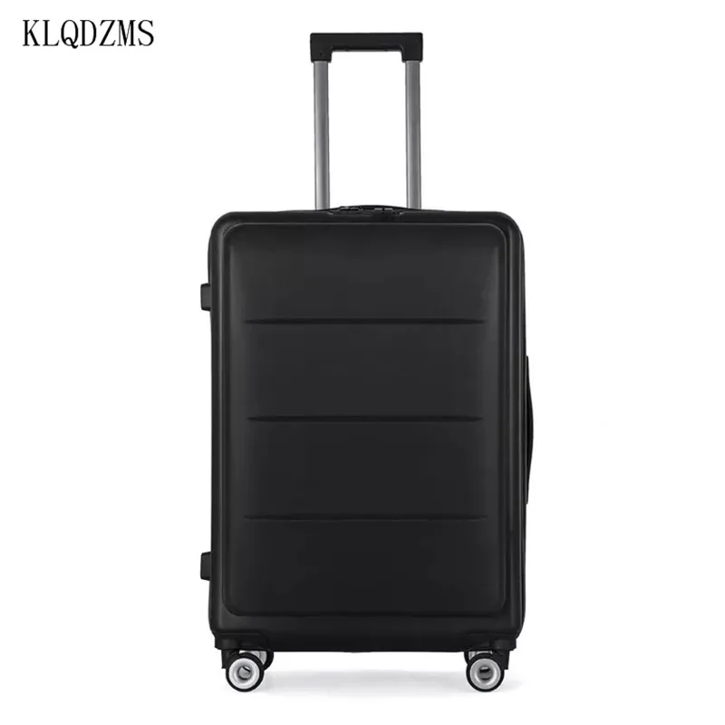 KLQDZMS 20 Inch Business Travel Boarding Case Front Open Computer  Luggage Female 22 