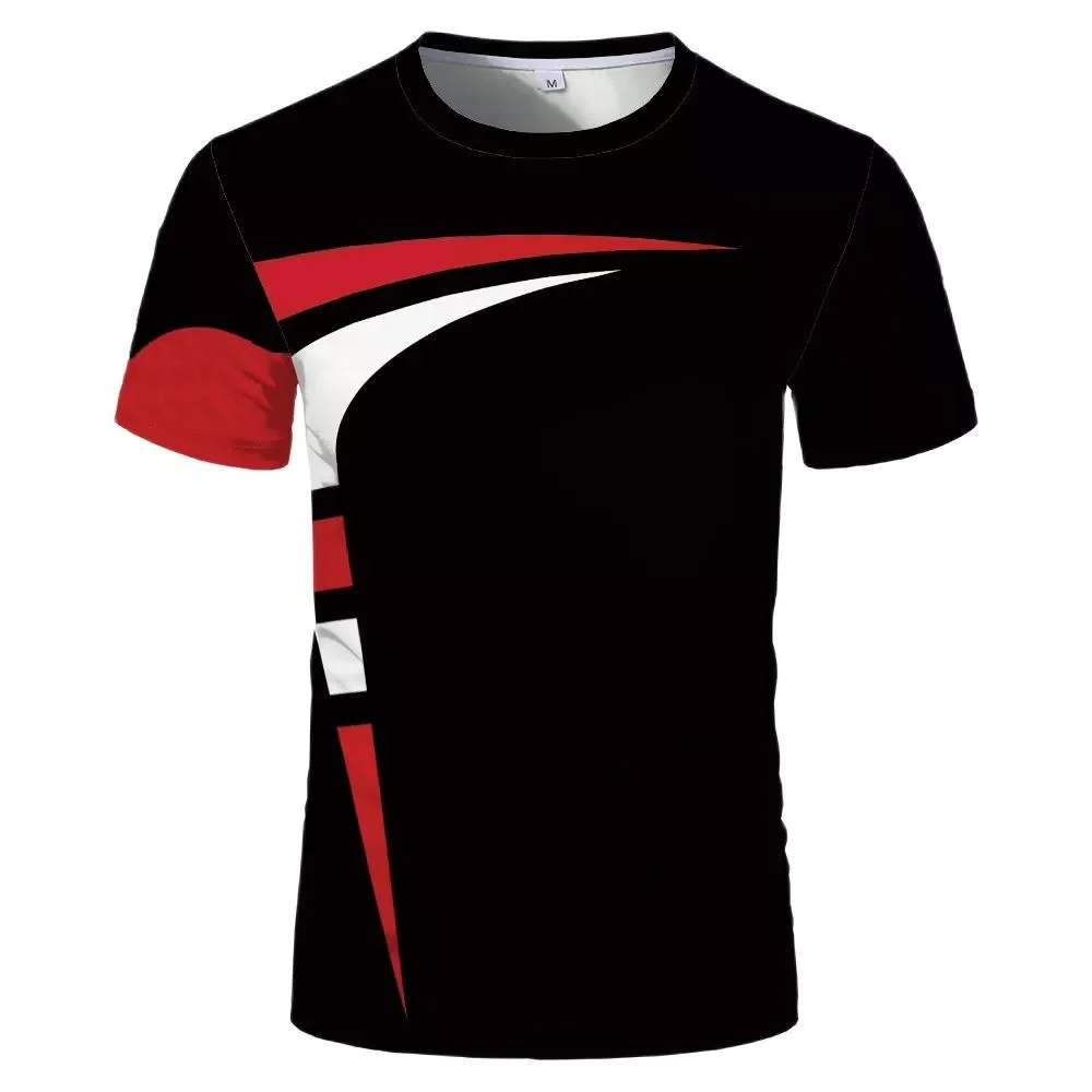 

Casual Breathable Men's Tops tee Fashion 3D Printing T-shirt 2022 Contracted Style New Summer Men Short Sleeve O-neck T-shirt