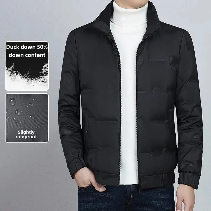 Новинка Мужская модная одежда с воротником-стойкой яркое лицо для молодежи