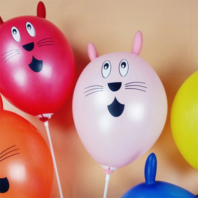 

Cute Rabbit Balloon Easy Inflated Decorative Balloons Party Festival Supplies