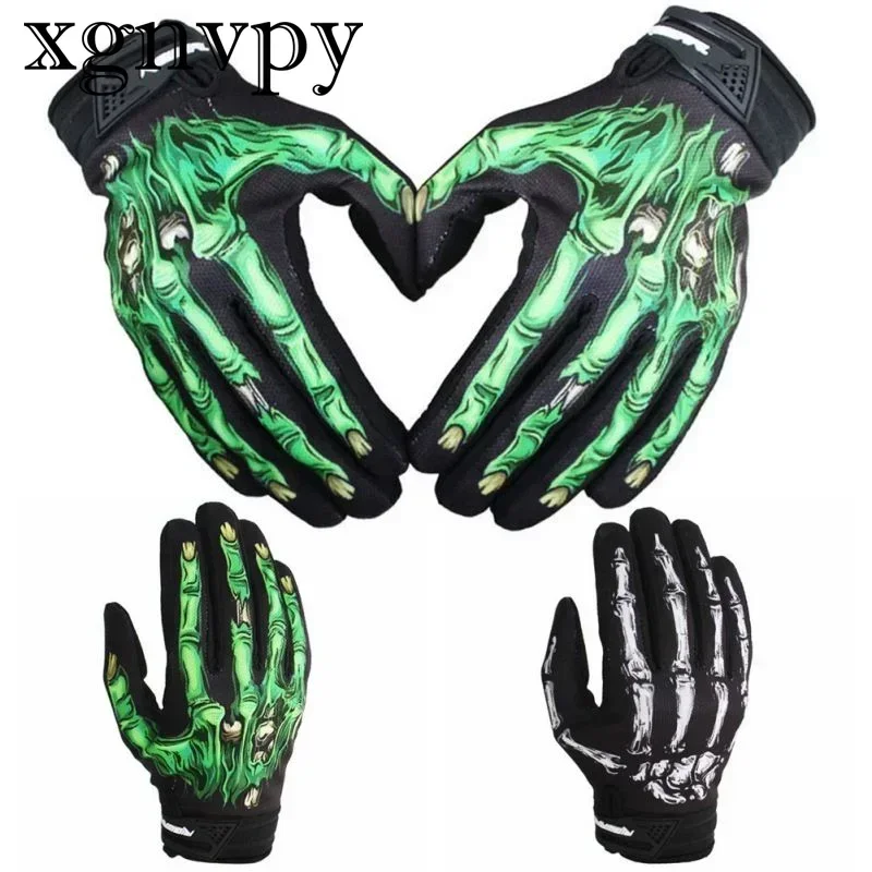 Оригинальные Нескользящие перчатки XGNVPY для езды на мотоцикле и велосипеде с