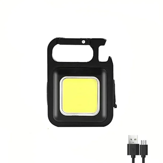 Мини-светодиодный фонарик магнитный COB уличный карманный рабочий фонарь для