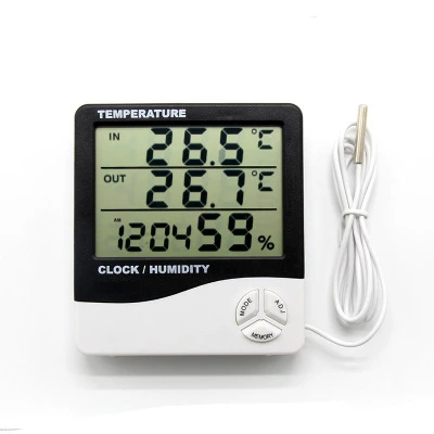 

Цифровой измеритель температуры и влажности, Погодная станция с часами